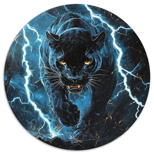 Leopard Puzzle 1000-teilige Schwer Puzzle Spielzeug Pädagogisches Spiel Impossible Herausforderung Spielzeug Für Erwachsene Und Kinder Ab 14 Jahren 1000pcs (67.5x67.5cm) von XBBDSOEPH