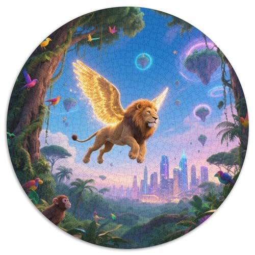 Löwen Puzzle 1000 Teile Schwer Puzzle Spielzeug Lernspiel Impossible Tier niedlich Herausforderungsspielzeug Für Erwachsene Und Kinder in Bewährter 1000pcs (67.5x67.5cm) von XBBDSOEPH