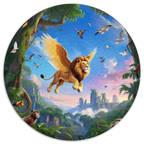 Löwen Puzzle 1000-teilige Schwer Puzzle Spielzeug Pädagogisches Spiel Impossible Tier niedlich Herausforderung Spielzeug Für Erwachsene Und Kinder in Bewährter 1000pcs (67.5x67.5cm) von XBBDSOEPH
