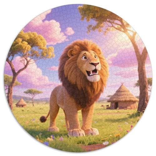 Löwen Puzzle 1000-teilige Schwer Puzzle Spielzeug Pädagogisches Spiel Impossible Tier niedlich Herausforderungsspielzeug Für Erwachsene Und Kinder in Bewährter 1000pcs (67.5x67.5cm) von XBBDSOEPH