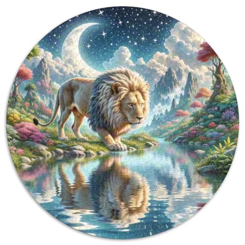 Löwen Puzzles 1000 Teile Schwer Puzzle Spielzeug Pädagogisches Spiel Impossible Herausforderung Spielzeug Für Erwachsene Kinder 1000pcs (67.5x67.5cm) von XBBDSOEPH