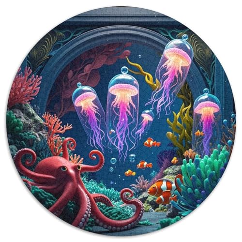 Medulen Puzzles 1000 Teile Schwer Puzzle Spielzeug Pädagogisches Spiel Impossible Ozean Tiefes Meer Herausforderungsspielzeug Für Erwachsene Kinder 1000pcs (67.5x67.5cm) von XBBDSOEPH