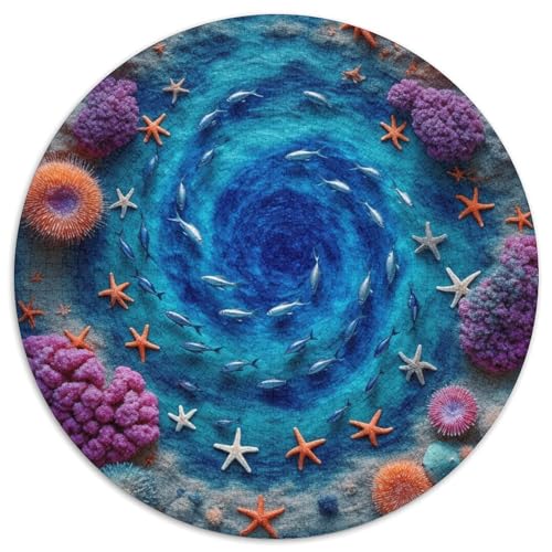 Meeresboden Puzzle 1000-teilige Schwer Puzzle Spielzeug Lernspiel Impossible Ozean Coral Herausforderungsspielzeug Für Erwachsene Und Kinder Ab 14 Jahren 1000pcs (67.5x67.5cm) von XBBDSOEPH