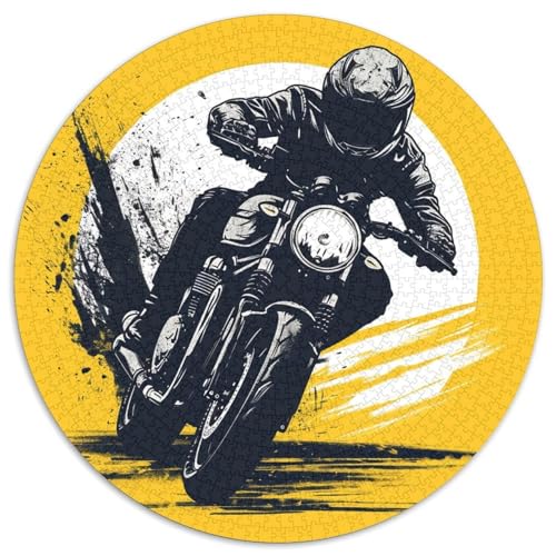 Motorrad Puzzle 1000-teilige Schwer Puzzle Spielzeug Pädagogisches Spiel Impossible Herausforderungsspielzeug Für Erwachsene Und Kinder in Bewährter 1000pcs (67.5x67.5cm) von XBBDSOEPH