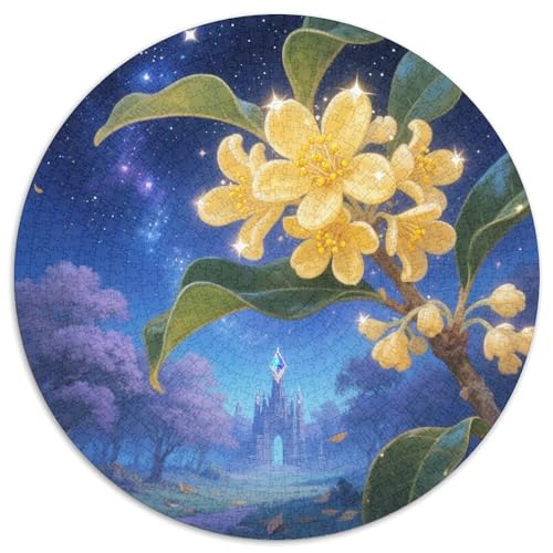 Osmanthus Blume Puzzle 1000 Teile Schwer Puzzle Spielzeug Lernspiel Impossible Herausforderung Spielzeug Für Erwachsene Und Kinder Ab 12 Jahren 1000pcs (67.5x67.5cm) von XBBDSOEPH