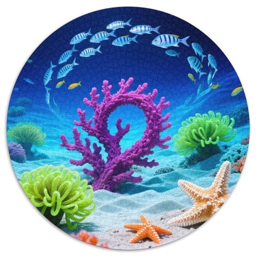 Ozean Puzzles 1000 Teile Schwer Puzzle Spielzeug Lernspiel Impossible Korallenfisch Herausforderungsspielzeug Für Erwachsene Und Kinder in Bewährter 1000pcs (67.5x67.5cm) von XBBDSOEPH