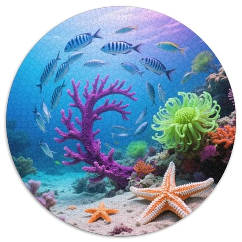 Ozean Puzzles 1000 Teile Schwer Puzzle Spielzeug Pädagogisches Spiel Impossible Fisch Koralle Herausforderungsspielzeug Für Erwachsene Und Kinder in Bewährter 1000pcs (67.5x67.5cm) von XBBDSOEPH