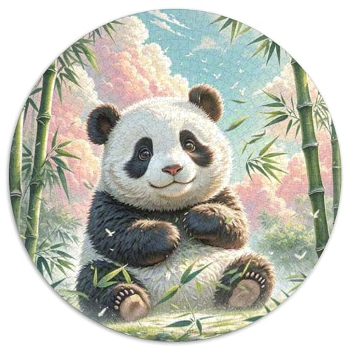 Panda Puzzle 1000-teilige Schwer Puzzle Spielzeug Lernspiel Impossible Tier niedlich Herausforderungsspielzeug Für Erwachsene Und Kinder Ab 12 Jahren 1000pcs (67.5x67.5cm) von XBBDSOEPH