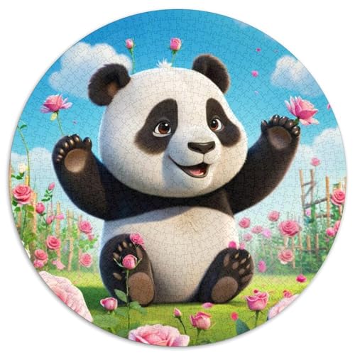 Panda Puzzle 1000-teilige Schwer Puzzle Spielzeug Pädagogisches Spiel Impossible Tier niedlich Herausforderung Spielzeug Für Erwachsene Und Kinder in Bewährter 1000pcs (67.5x67.5cm) von XBBDSOEPH