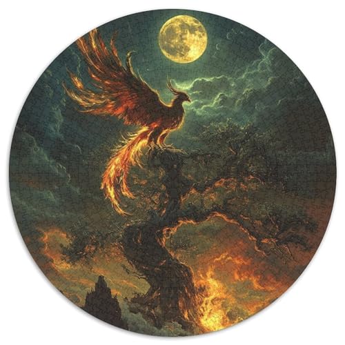 Phoenix Puzzle 1000-teilige Schwer Puzzle Spielzeug Lernspiel Impossible Herausforderung Spielzeug Für Erwachsene Und Kinder Ab 12 Jahren 1000pcs (67.5x67.5cm) von XBBDSOEPH