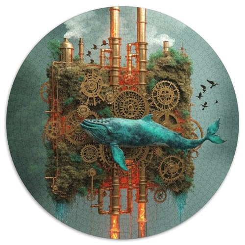 Punk Puzzle 1000-teilige Schwer Puzzle Spielzeug Pädagogisches Spiel Impossible Industrielle Wind Herausforderungsspielzeug Für Erwachsene Und Kinder Ab 12 Jahren 1000pcs (67.5x67.5cm) von XBBDSOEPH