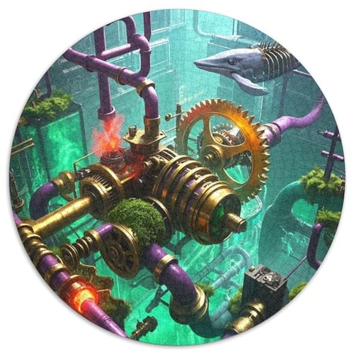 Punk Puzzles 1000 Teile Schwer Puzzle Spielzeug Pädagogisches Spiel Impossible Industrielle Wind Herausforderung Spielzeug Für Erwachsene Kinder 1000pcs (67.5x67.5cm) von XBBDSOEPH