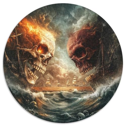 Schädel Puzzle 1000-teilige Schwer Puzzle Spielzeug Lernspiel Impossible Herausforderungsspielzeug Für Erwachsene Und Kinder Ab 12 Jahren 1000pcs (67.5x67.5cm) von XBBDSOEPH