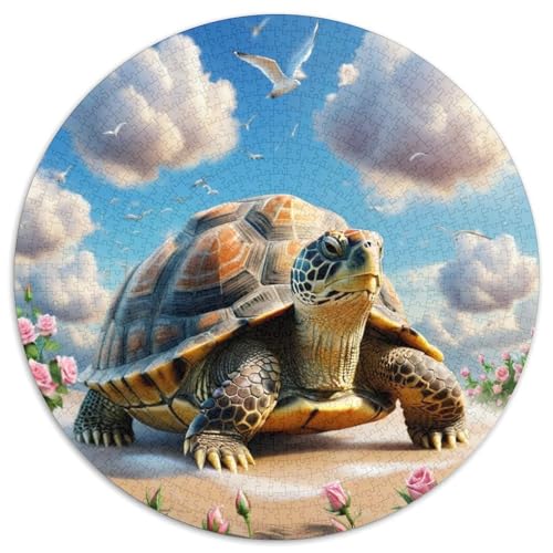 Schildkröte Puzzles 1000 Teile Schwer Puzzle Spielzeug Pädagogisches Spiel Impossible Tier niedlich Herausforderung Spielzeug Für Erwachsene Und Kinder Ab 12 Jahren 1000pcs (67.5x67.5cm) von XBBDSOEPH
