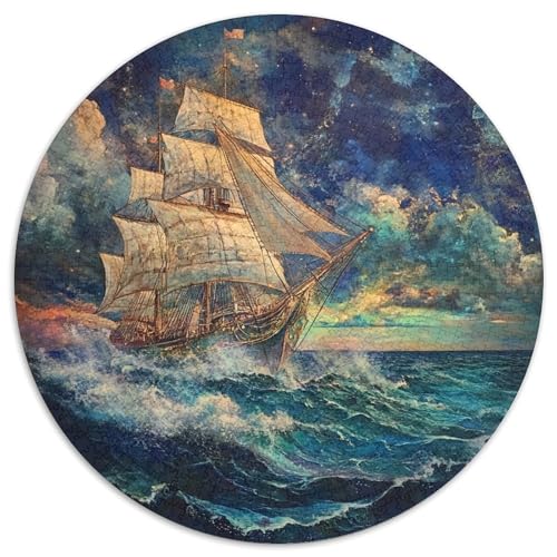 Segelboot Puzzle 1000 Teile Schwer Puzzle Spielzeug Lernspiel Impossible Herausforderung Spielzeug Für Erwachsene Und Kinder in Bewährter 1000pcs (67.5x67.5cm) von XBBDSOEPH