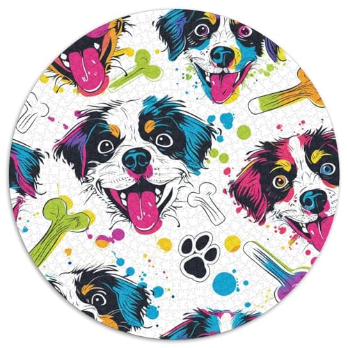 Shih Tzu Puzzle 1000 Teile Schwer Puzzle Spielzeug Lernspiel Impossible Herausforderungsspielzeug Für Erwachsene Und Kinder in Bewährter 1000pcs (67.5x67.5cm) von XBBDSOEPH