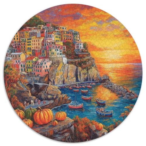 Sonnenuntergang am Hafen Puzzle 1000 Teile Schwer Puzzle Spielzeug Lernspiel Impossible Herausforderungsspielzeug Für Erwachsene Und Kinder Ab 12 Jahren 1000pcs (67.5x67.5cm) von XBBDSOEPH