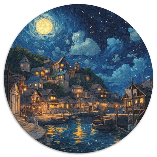 Sonnenuntergang am Hafen Puzzles 1000 Teile Schwer Puzzle Spielzeug Pädagogisches Spiel Impossible Herausforderungsspielzeug Für Erwachsene Und Kinder in Bewährter 1000pcs (67.5x67.5cm) von XBBDSOEPH