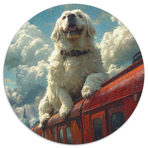St. Bernard Puzzle 1000 Teile Schwer Puzzle Spielzeug Lernspiel Impossible Herausforderung Spielzeug Für Erwachsene Kinder 1000pcs (67.5x67.5cm) von XBBDSOEPH