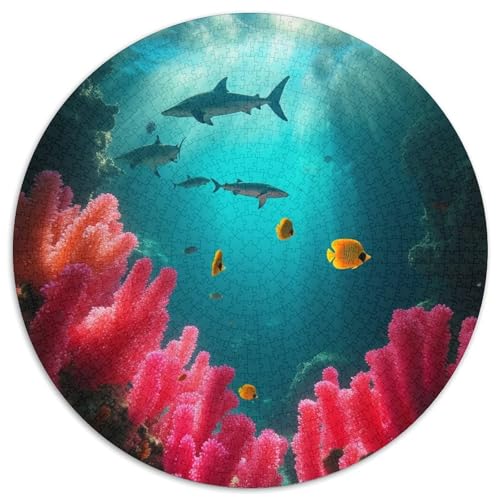 Tiefes Meer Puzzle 1000-teilige Schwer Puzzle Spielzeug Lernspiel Impossible Ozean Coral Herausforderung Spielzeug Für Erwachsene Und Kinder Ab 14 Jahren 1000pcs (67.5x67.5cm) von XBBDSOEPH