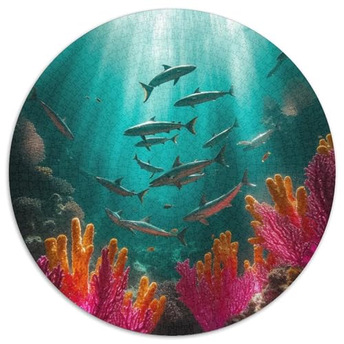 Tiefes Meer Puzzle 1000-teilige Schwer Puzzle Spielzeug Pädagogisches Spiel Impossible Ozean Coral Herausforderungsspielzeug Für Erwachsene Und Kinder in Bewährter 1000pcs (67.5x67.5cm) von XBBDSOEPH