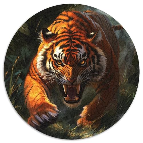 Tiger Puzzle 1000 Teile Schwer Puzzle Spielzeug Lernspiel Impossible Herausforderungsspielzeug Für Erwachsene Und Kinder in Bewährter 1000pcs (67.5x67.5cm) von XBBDSOEPH