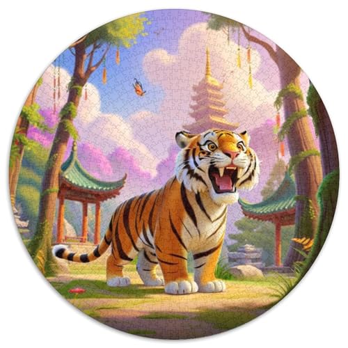 Tiger Puzzles 1000 Teile Schwer Puzzle Spielzeug Pädagogisches Spiel Impossible Tier niedlich Herausforderung Spielzeug Für Erwachsene Und Kinder in Bewährter 1000pcs (67.5x67.5cm) von XBBDSOEPH