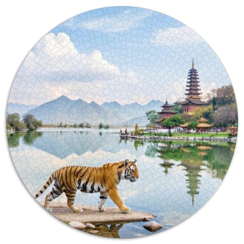 Tiger Puzzles 1000 Teile Schwer Puzzle Spielzeug Pädagogisches Spiel Impossible Tier niedlich Herausforderungsspielzeug Für Erwachsene Und Kinder Ab 12 Jahren 1000pcs (67.5x67.5cm) von XBBDSOEPH