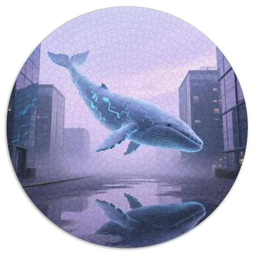 Wal Puzzle 1000-teilige Schwer Puzzle Spielzeug Lernspiel Impossible Cyberpunk Science Fiction Herausforderung Spielzeug Für Erwachsene Kinder 1000pcs (67.5x67.5cm) von XBBDSOEPH