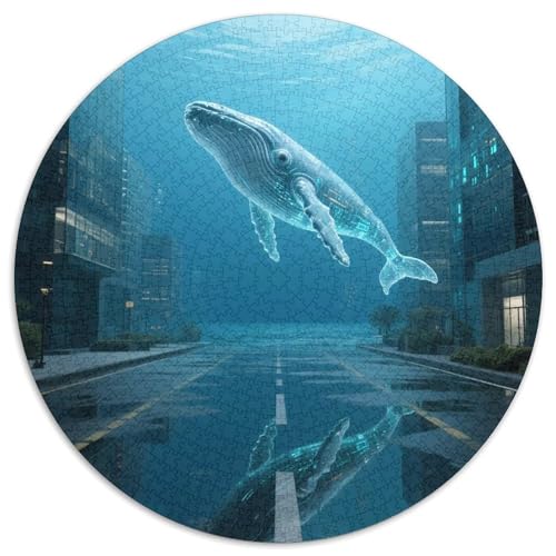 Wal Puzzle 1000-teilige Schwer Puzzle Spielzeug Lernspiel Impossible Cyberpunk Science Fiction Herausforderung Spielzeug Für Erwachsene Und Kinder Ab 12 Jahren 1000pcs (67.5x67.5cm) von XBBDSOEPH