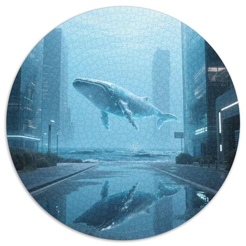 Wal Puzzles 1000 Teile Schwer Puzzle Spielzeug Pädagogisches Spiel Impossible Cyberpunk Science Fiction Herausforderung Spielzeug Für Erwachsene Kinder 1000pcs (67.5x67.5cm) von XBBDSOEPH