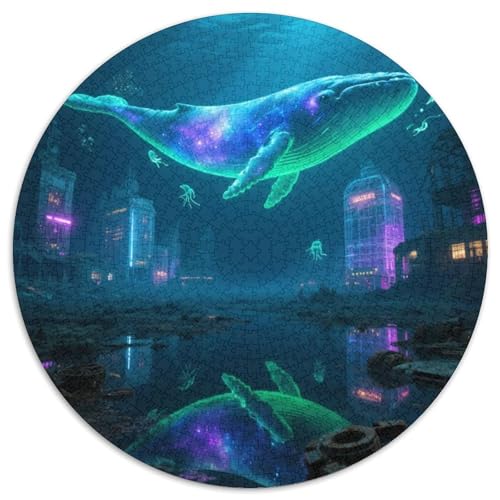 Wal Puzzles 1000 Teile Schwer Puzzle Spielzeug Pädagogisches Spiel Impossible Cyberpunk Science Fiction Herausforderungsspielzeug Für Erwachsene Und Kinder Ab 12 Jahren 1000pcs (67.5x67.5cm) von XBBDSOEPH