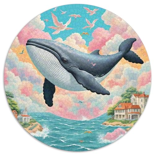 Wal Puzzles 1000 Teile Schwer Puzzle Spielzeug Pädagogisches Spiel Impossible Tier niedlich Herausforderung Spielzeug Für Erwachsene Und Kinder in Bewährter 1000pcs (67.5x67.5cm) von XBBDSOEPH
