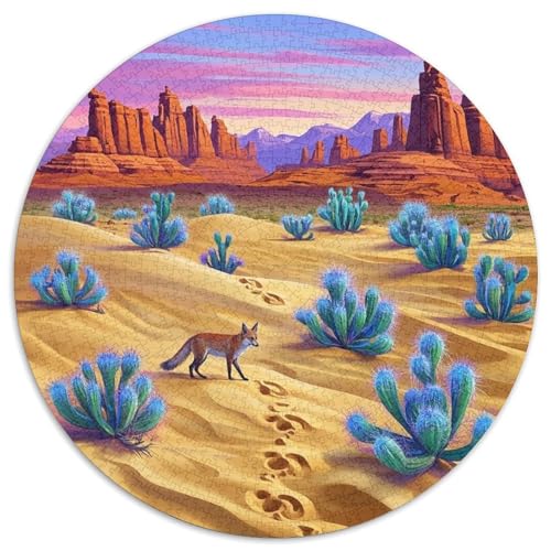 Wüste Puzzle 1000-teilige Schwer Puzzle Spielzeug Lernspiel Impossible Oase Pflanze Herausforderung Spielzeug Für Erwachsene Und Kinder Ab 14 Jahren 1000pcs (67.5x67.5cm) von XBBDSOEPH