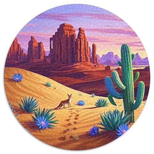 Wüste Puzzle 1000-teilige Schwer Puzzle Spielzeug Lernspiel Impossible Oase Pflanze Herausforderung Spielzeug Für Erwachsene Und Kinder Ab 14 Jahren 1000pcs (67.5x67.5cm) von XBBDSOEPH