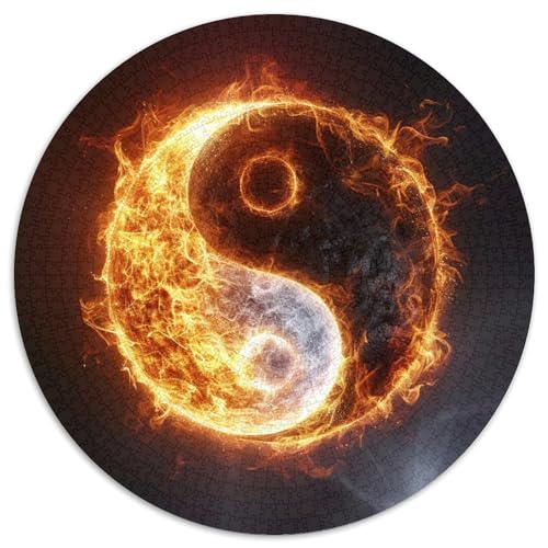 Yin Yang Bagua Puzzle 1000 Teile Schwer Puzzle Spielzeug Lernspiel Impossible Herausforderungsspielzeug Für Erwachsene Und Kinder Ab 14 Jahren 1000pcs (67.5x67.5cm) von XBBDSOEPH