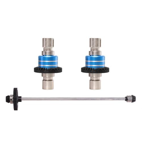 XBERSTAR Differentialgetriebe-Set für Mjx Hyper Go 1/14 14301 14302 14303 RC Zentralantriebswelle Differentialgetriebe Montage (Blau) von XBERSTAR