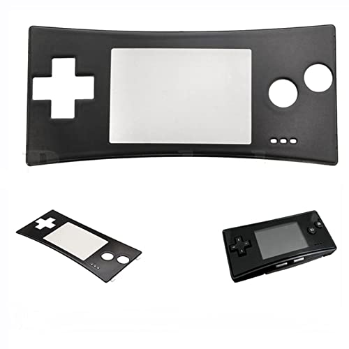 XBERSTAR Ersatz-Frontplatte für Gameboy Micro GBM Controller, Frontplattenabdeckung (schwarz) von XBERSTAR