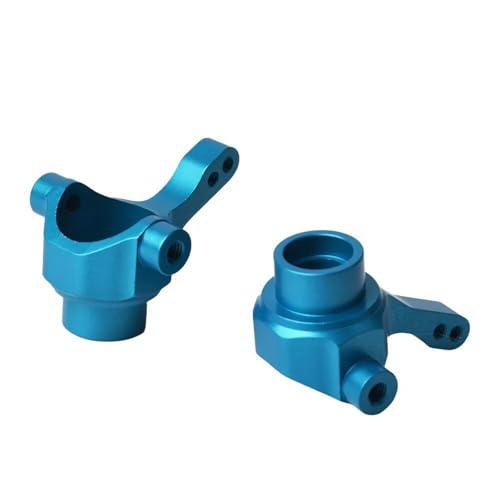 XBERSTAR Front Steering Cup für Tamiya TT02B TT02BR TT-02B MS DF02 1/10 RC Aluminiumlegierung Lenkbecher C Sitz (Blau) von XBERSTAR
