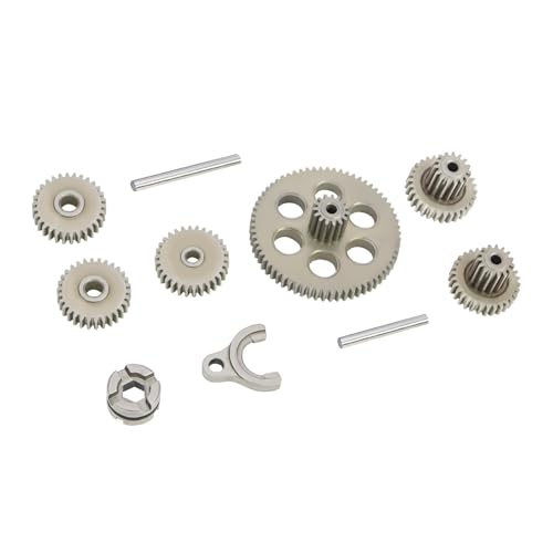 XBERSTAR Getriebe-Set für 1/24 FMS FCX24 FCX18 RC Gehärteter Stahl Getriebe Getriebe Differentialgetriebe Teile Zubehör XBERSTAR Getriebe-Set für 1/24 FMS FCX24 FCX18 RC Gehärteter Stahl Getriebe Getriebe Differentialgetriebe Teile Zubehör von XBERSTAR