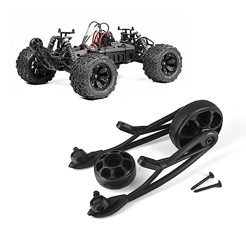 XBERSTAR Hintere Heckscheibe Wheelie Bar Kit für 1/8 Rovan Buggy 83006 HPI Savage XL (schwarz) von XBERSTAR