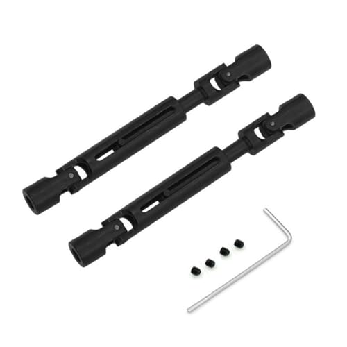 XBERSTAR RC Antriebswelle für 1/12 MN82 LC79 MN78 RC Metall Antriebswelle Upgrade Teile (Schwarz) von XBERSTAR
