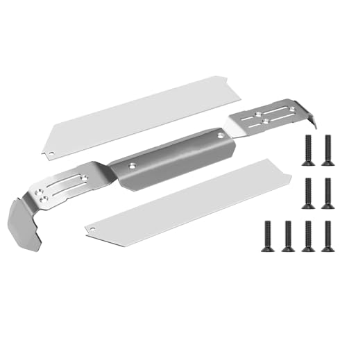 XBERSTAR RC Chassis Armor Set für Mini Maxx Monster Truck 107154-1 Edelstahl Chassis Guard Skid Protector Plate XBERSTAR RC Chassis Armor Set für Mini Maxx Monster Truck 107154-1 Edelstahl Chassis Guard Skid Protector Plate von XBERSTAR