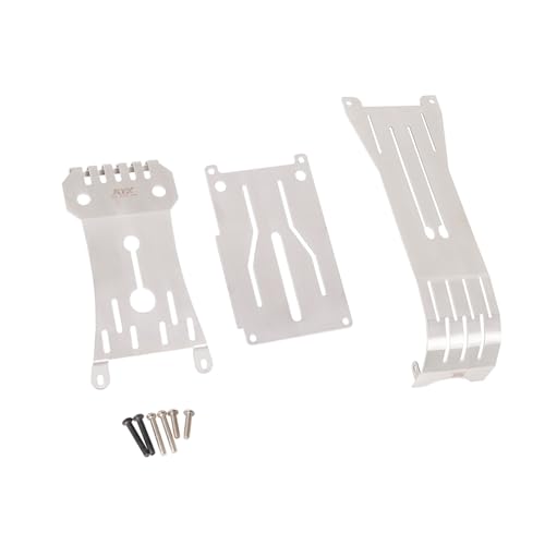 XBERSTAR RC Chassis Guard Armor for Tamiya 1/10 Hotshot II 2024 4WD RC Stainless Steel Chassis Guard Protection Plate Upgrade Parts (RC Chassis Guard Armor) von XBERSTAR