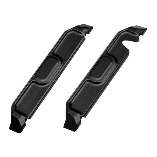 XBERSTAR RC Chassis Guard Armor for Traxxas Mini Maxx Monster Truck Aluminum Chassis Armor Left Right Outer Wing Guard Protection Plate (Black) von XBERSTAR