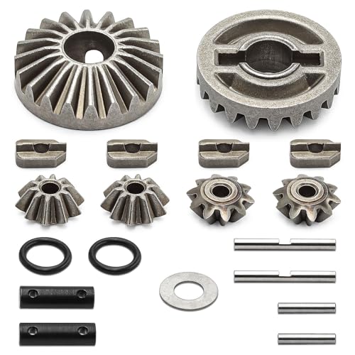 XBERSTAR RC Differentialgetriebe für TRAXXAS 1/8 6S MAXX SLASH-102076-4 Differentialgetriebe vorne hinten Stahl Upgrade Teil von XBERSTAR