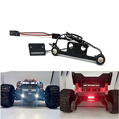 XBERSTAR RC LED-Licht-Sets mit Fernbedienungsschalter für Arrma Vorteks RC Upgrade-Teile (1 Set) von XBERSTAR