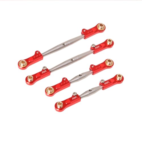 XBERSTAR RC Lenkstange für Arrma Fury Mega 1/10 RC Lenkstange vorne hinten Lenkstange Zubehör Upgrade Teile (Rot) von XBERSTAR