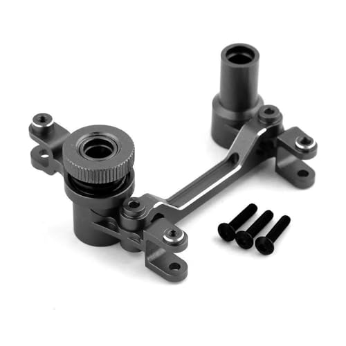 XBERSTAR RC Lenkung für Traxxas 1/7 UDR RC Aluminiumlegierung Lenkkurbel und Lenkglied Set (Schwarz) von XBERSTAR