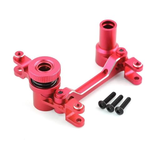 XBERSTAR RC Lenkung für Traxxas 1/7 UDR RC Aluminiumlegierung Lenkkurbel und Lenkglied Set (rot) von XBERSTAR